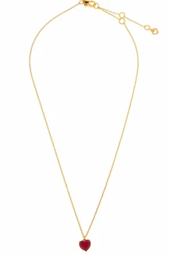 Kate Spade GOLD Heart-shaped pendant necklace
