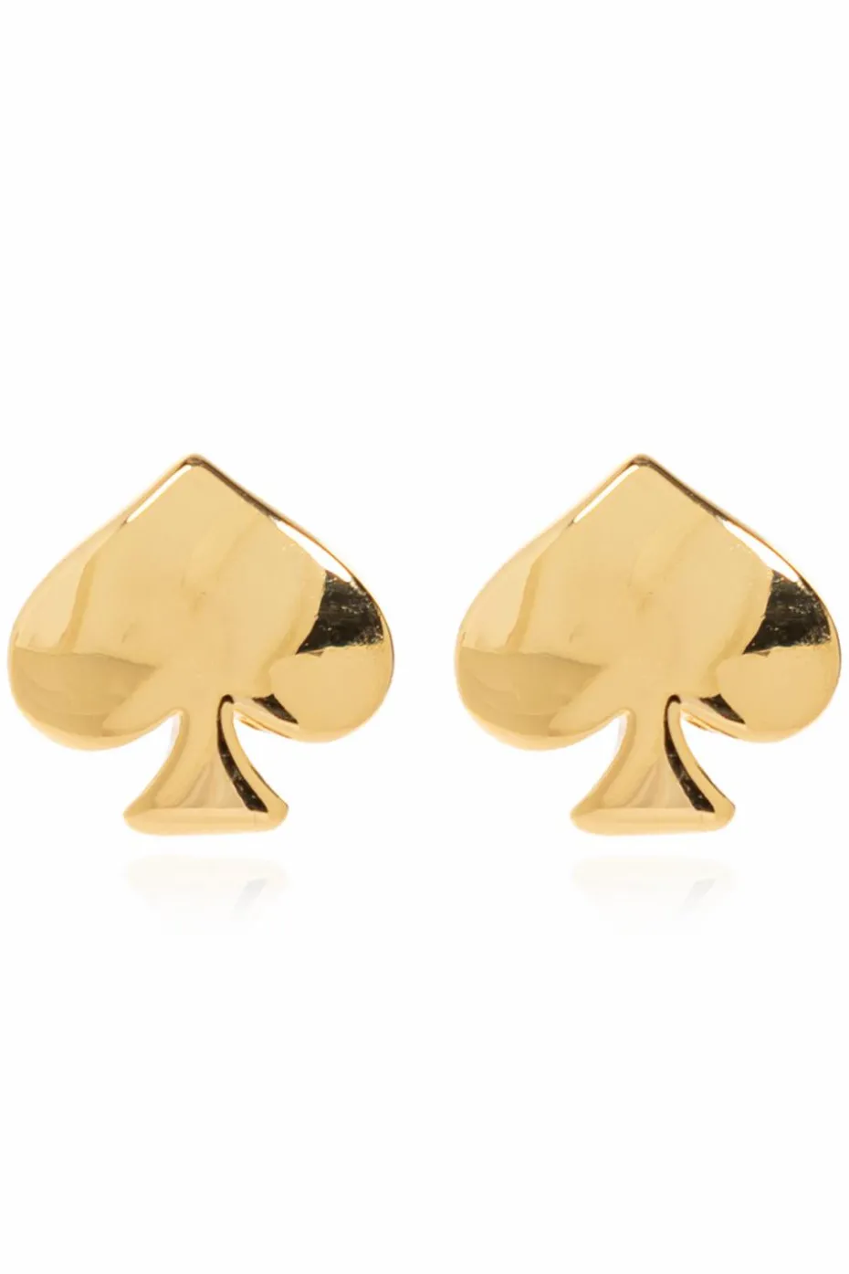 Kate Spade GOLD Logo-shaped earrings