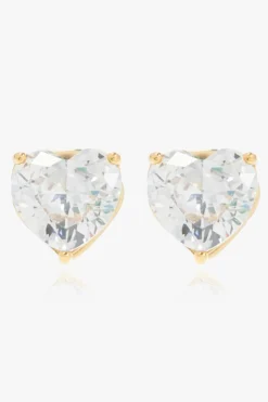 Kate Spade GOLD āMy Loveā heart-shaped earrings
