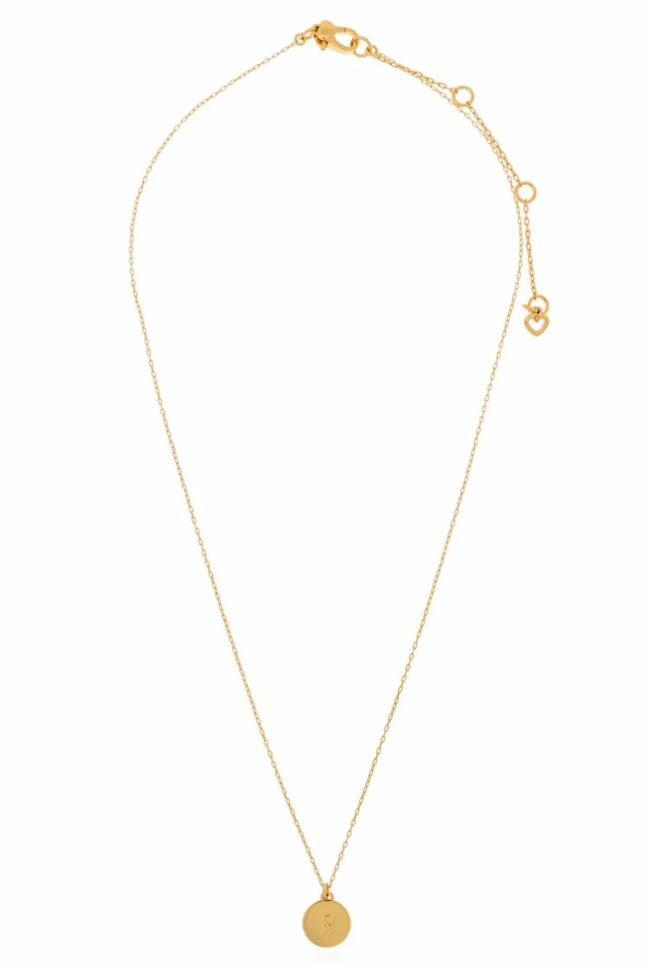 Kate Spade GOLD Necklace with 'R' pendant