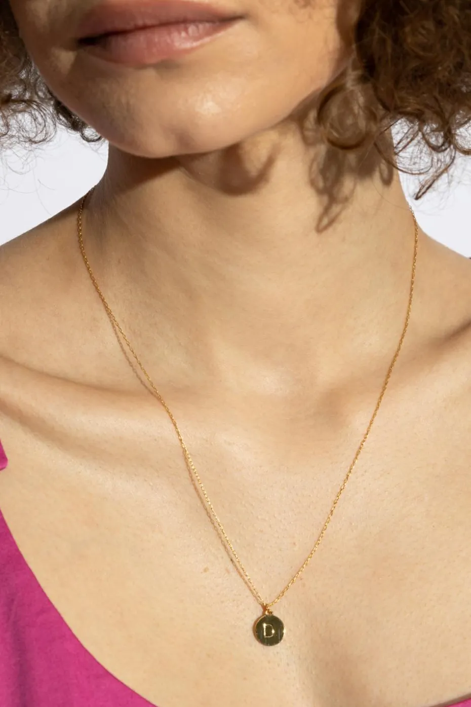 Kate Spade GOLD Necklace with 'D' Pendant