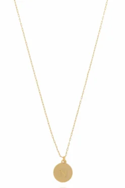 Kate Spade GOLD Necklace with `N` Pendant
