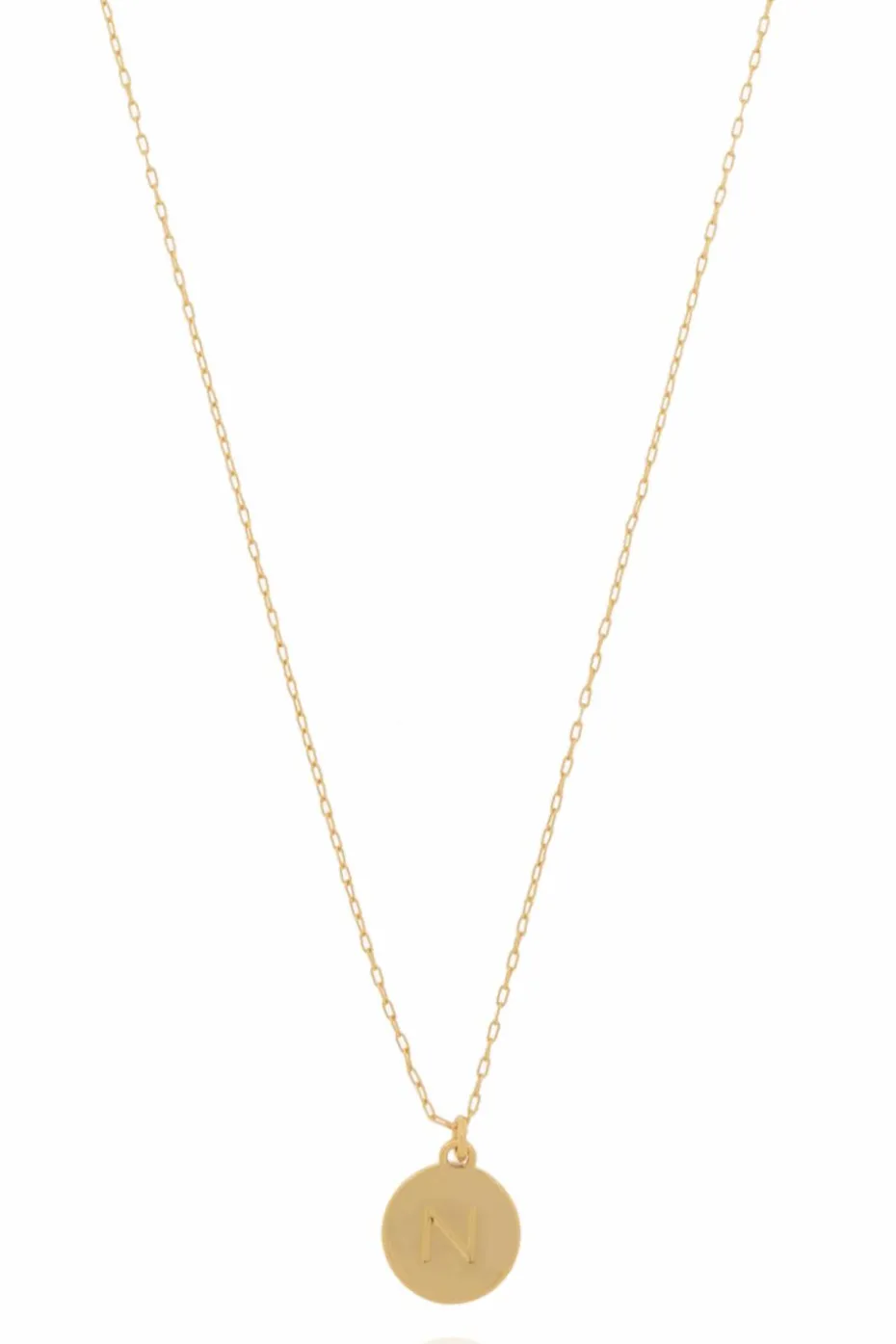 Kate Spade GOLD Necklace with `N` Pendant
