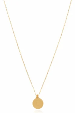 Kate Spade GOLD Necklace with 'E' Pendant