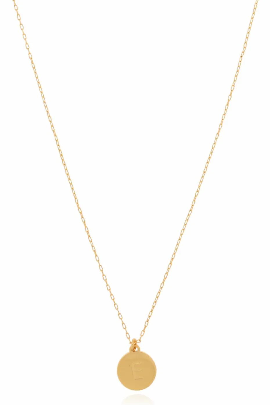 Kate Spade GOLD Necklace with 'E' Pendant