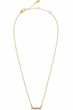 Kate Spade GOLD Necklace with shimmering crystal pendant