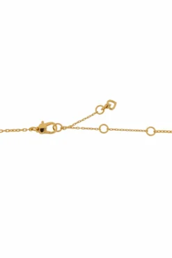 Kate Spade GOLD Necklace with shimmering crystal pendant