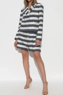 Kate Spade NAVY BLUE Double-breasted blazer with stripe pattern
