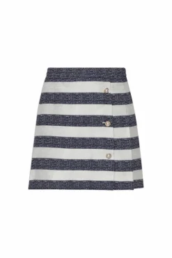 Kate Spade NAVY BLUE Skirt with striped pattern