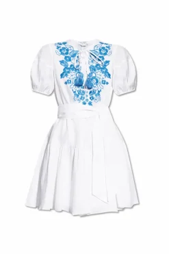 Kate Spade WHITE Floral pattern dress