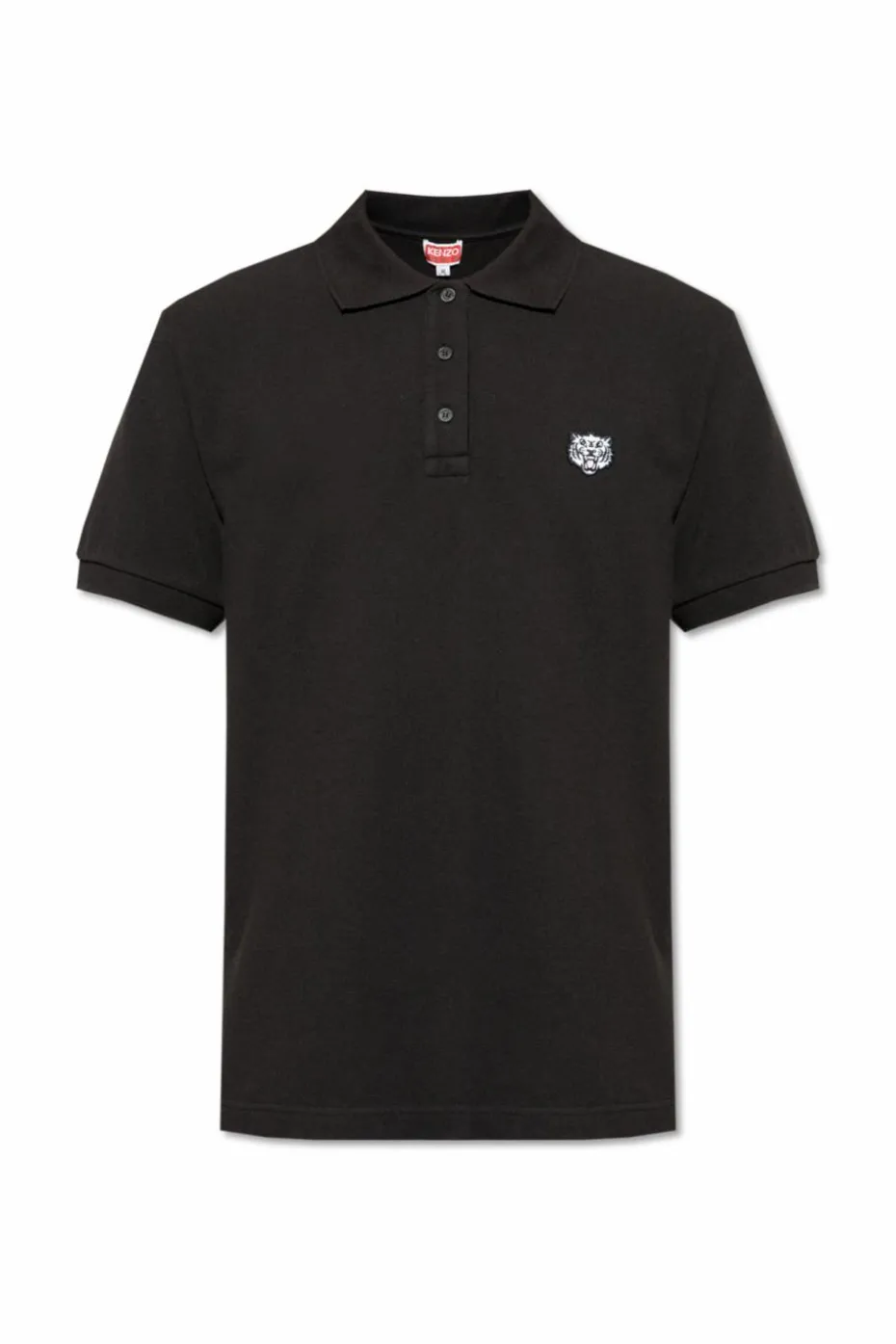 Kenzo BLACK Polo with logo patch