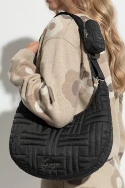 Kenzo BLACK Quilted bag with logo