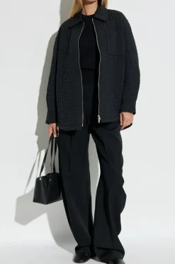 Kenzo BLACK Quilted jacket with logo