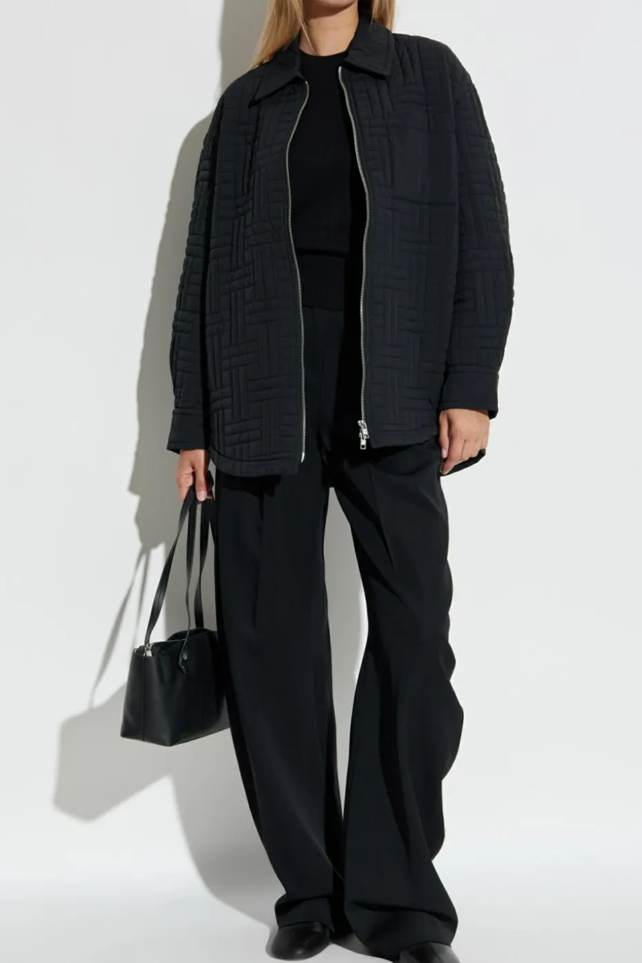 Kenzo BLACK Quilted jacket with logo