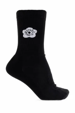 Kenzo BLACK Socks with logo