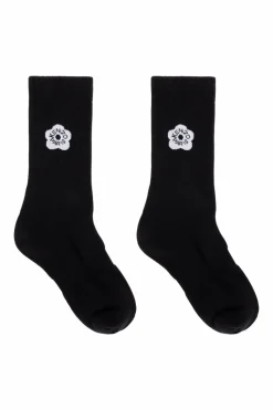 Kenzo BLACK Socks with logo