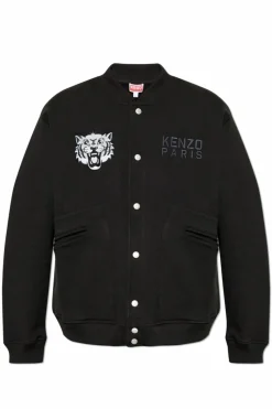 Kenzo BLACK Sweatshirt with tiger motif