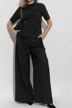 Kenzo BLACK T-shirt with applique