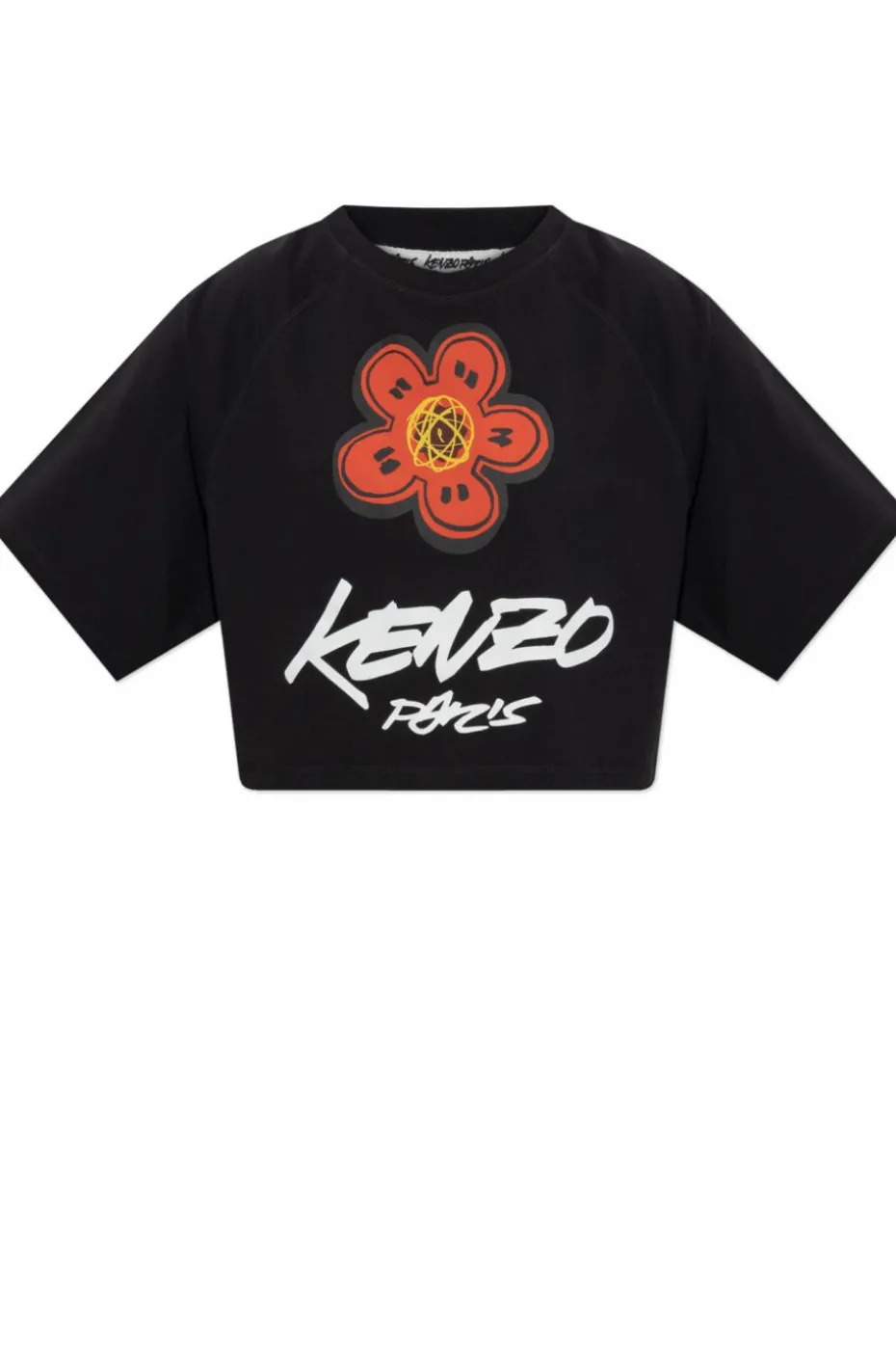 Kenzo BLACK T-shirt with printed logo