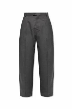 Kenzo GREY Creased trousers