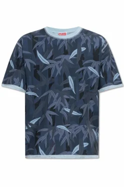 Kenzo NAVY BLUE T-shirt with logo