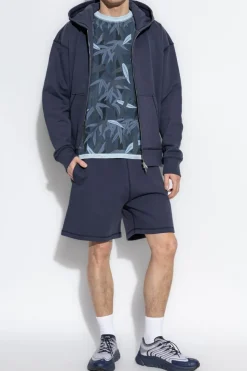Kenzo NAVY BLUE T-shirt with logo