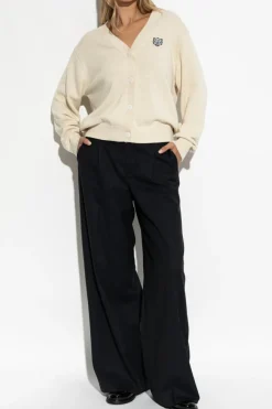 Kenzo NAVY BLUE Wool trousers