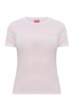 Kenzo PINK T-shirt with logo patch