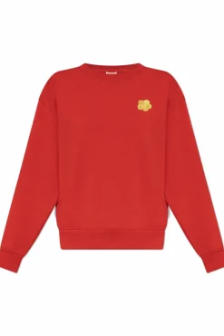 Kenzo RED Sweatshirt with embroidered logo