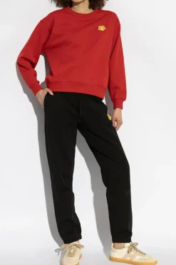 Kenzo RED Sweatshirt with embroidered logo