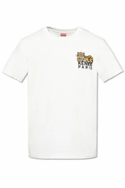 Kenzo WHITE T-shirt with embroidered logo