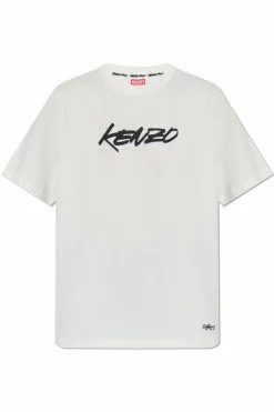 Kenzo WHITE T-shirt with printed logo