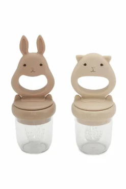 Konges Sløjd beige Silicone fruit pacifier