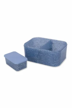 Konges Sløjd BLUE Lunch box with decorative finish