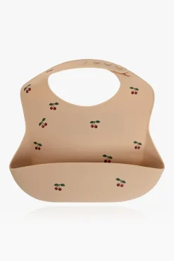 Konges Sløjd BROWN Silicone bibs two-pack