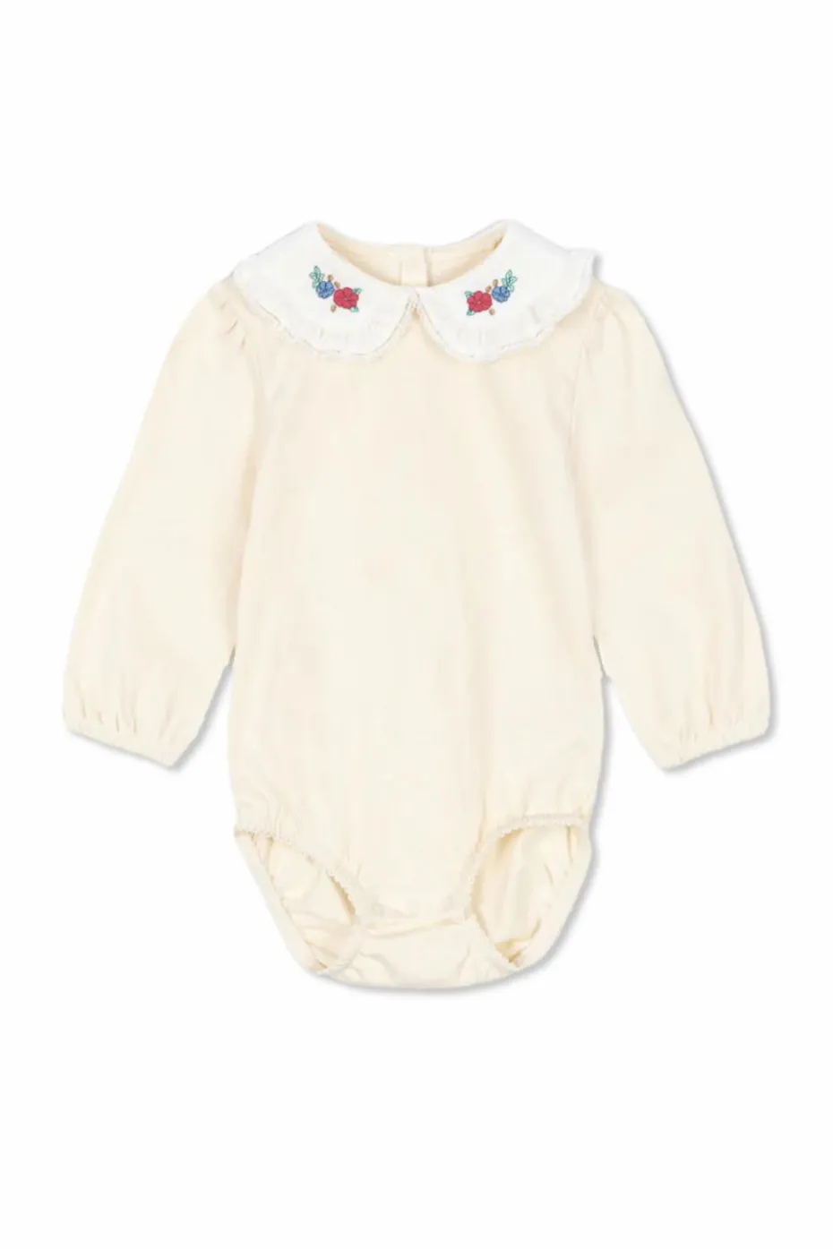 Konges Sløjd cream Bodysuit with Collar