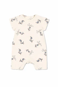 Konges Sløjd cream Bodysuit with print