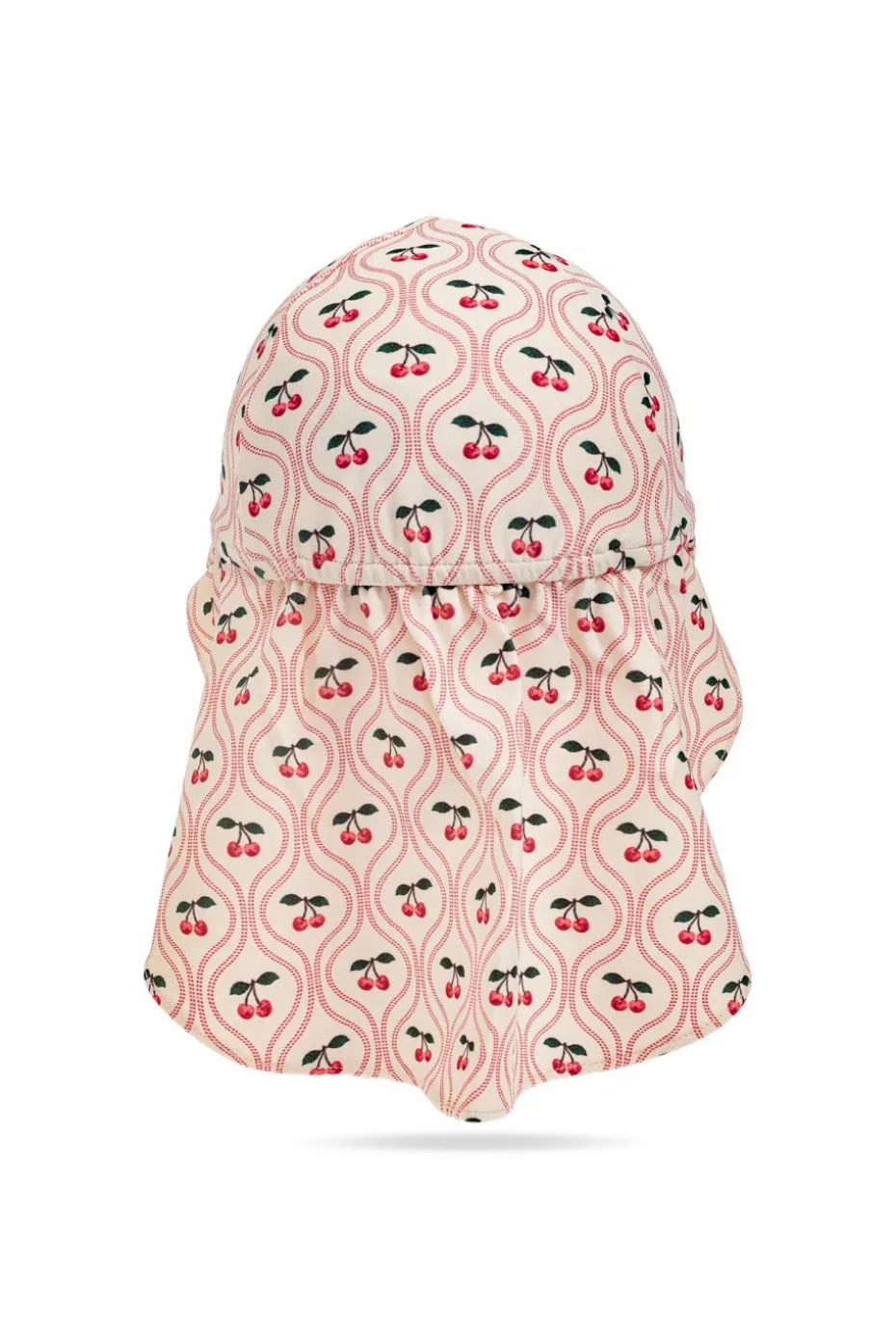 Konges Sløjd cream Cap with cherry motif
