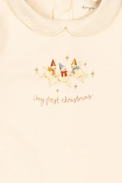 Konges Sløjd cream Printed onesie
