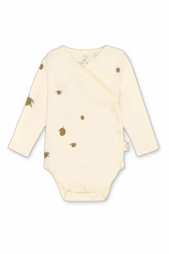 Konges Sløjd cream Printed bodysuit