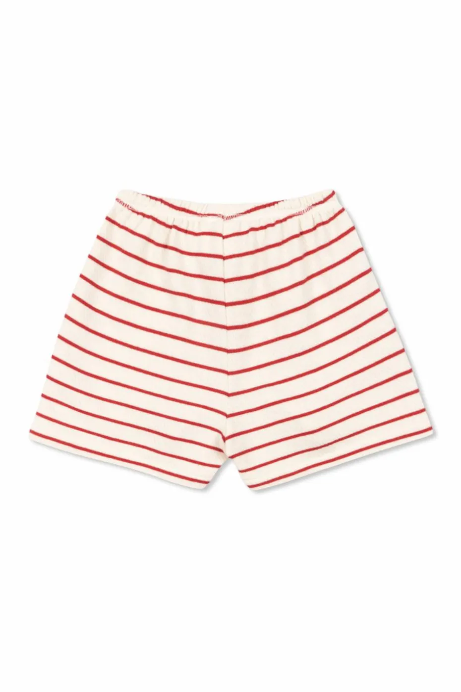 Konges Sløjd cream Striped pattern shorts