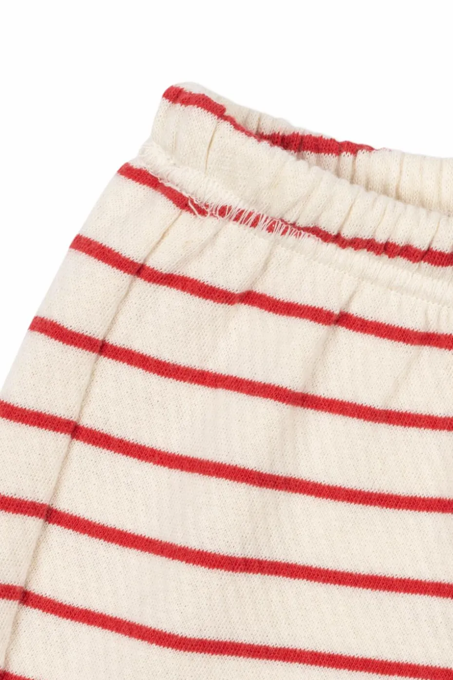 Konges Sløjd cream Striped pattern shorts