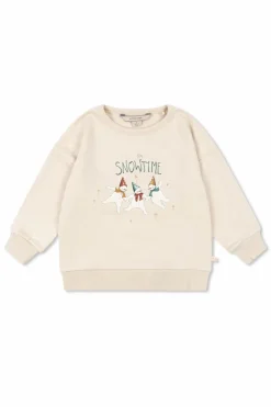 Konges Sløjd cream Sweatshirt with print