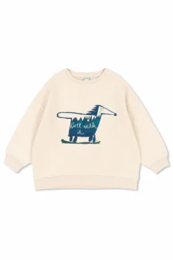Konges Sløjd cream Sweatshirt with print