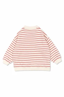 Konges Sløjd cream Sweatshirt with collar