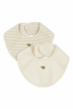 Konges Sløjd cream Two-pack bibs