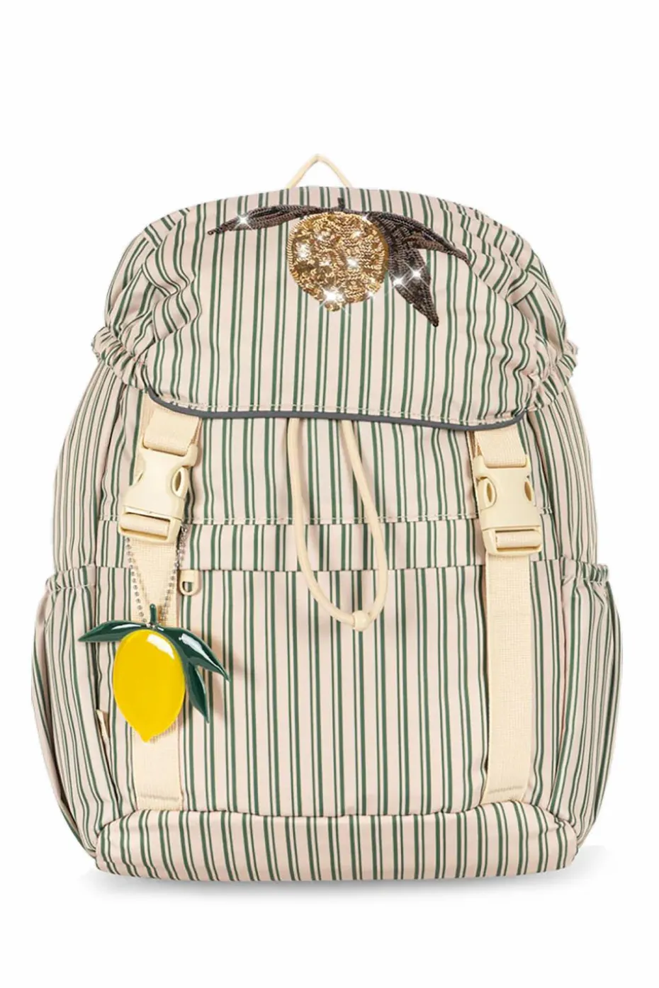 Konges Sløjd GREEN Backpack with sequin pattern