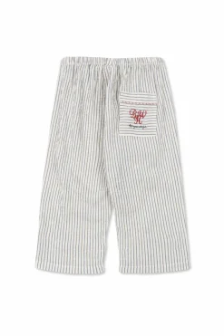 Konges Sløjd GREY Striped pattern pants