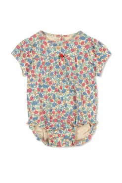 Konges Sløjd MULTICOLOUR Bodysuit with floral motif