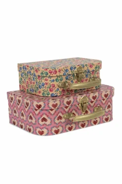 Konges Sløjd MULTICOLOUR Two-pack of cardboard suitcases